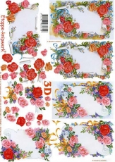 3D-Bogen Rosen von LeSuh (4169636)