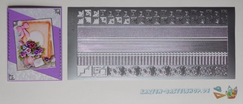 JEJE-Sticker - Ecken und Rnder - silber - 14200