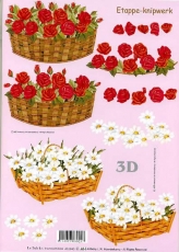 3D-Bogen Rosen und Margeriten von LeSuh (416943)