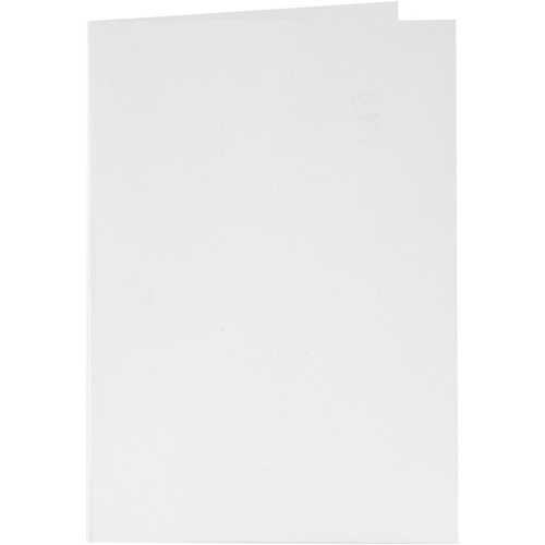 1 Doppelkarte A6 + 1 Umschlag C6 - wei (Card Making)