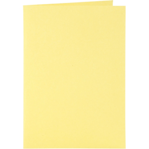 1 Doppelkarte A6 + 1 Umschlag C6 - gelb (Card Making)