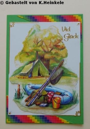 1 Doppelkarte A6 + 1 Umschlag C6 - grn (Card Making)