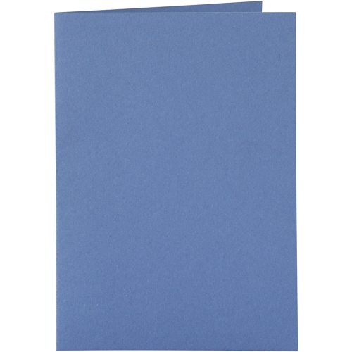 Doppelkarten-Set - blau - 6 Karten A6 & 6 Umschlge C6 (Card Making)