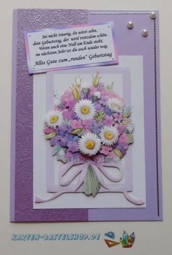 1 Doppelkarte A6 + 1 Umschlag C6 - helllila (Card Making)