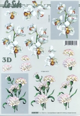 3D-Bogen Weie Blumen von LeSuh (4169757)