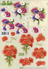 3D-Bogen Rosen + Anemone von LeSuh (4169996)