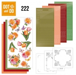 Dot-and-Do - Set 222 - Blumen mit Schmetterlingen