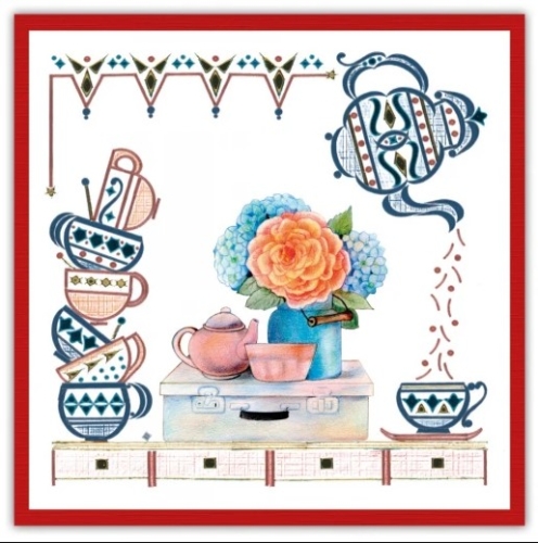 Dot-and-Do - Set 238 - Blaue Blumen