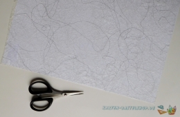 10x Angel Wire (Spinnengewebe) luxus-wei mit Silberfden von LeSuh