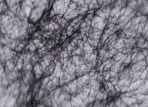 10x Angel Wire (Spinnengewebe) luxus-schwarz mit Silberf�den von LeSuh