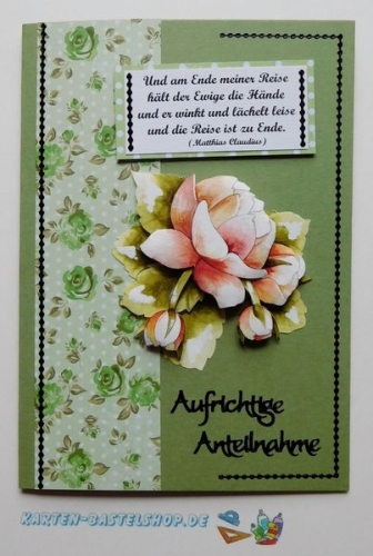 Bastelset Nr.8 Kondolenz 2 fr 10 Karten