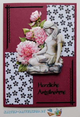 Bastelset Nr.8 Kondolenz 2 fr 10 Karten