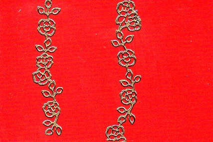 Sticker - Rnder Rosen - gold - 927