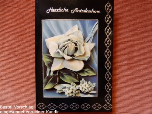 3D-Bogen Weie Rosen von LeSuh (4169625)