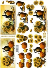 3D-Bogen Krbisse und Sonnenblumen von LeSuh (4169634)