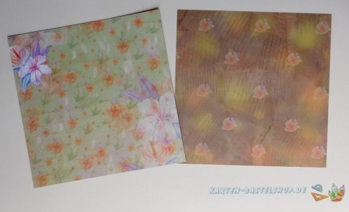 Paperpack - 23 Bgen - Exotic Flowers -Jeanines Art