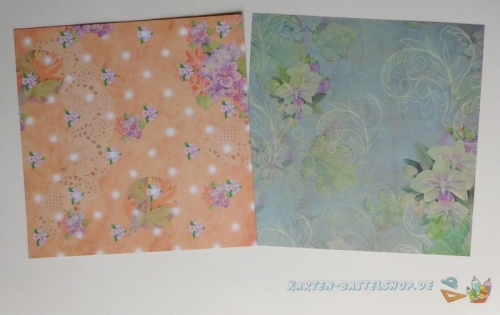 Paperpack - 23 Bgen - Exotic Flowers -Jeanines Art