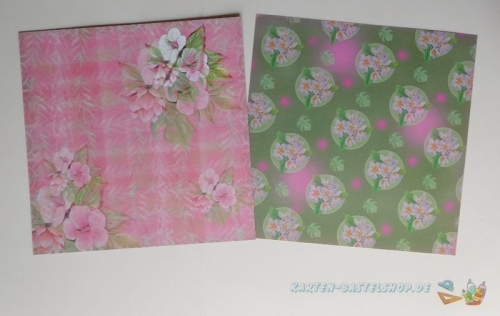 Paperpack - 23 Bgen - Exotic Flowers -Jeanines Art