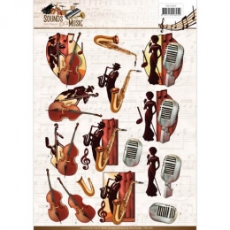 3D-Bogen - Sounds of Music - Jazz - Amy Design