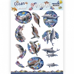 Stanzbogen - Amy Design - Ocean Wonders - Meeres-Schildkrte