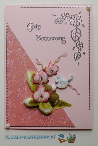 Bastelset Nr.10 Vgel fr 12 Karten (mit Ideen-Blatt)