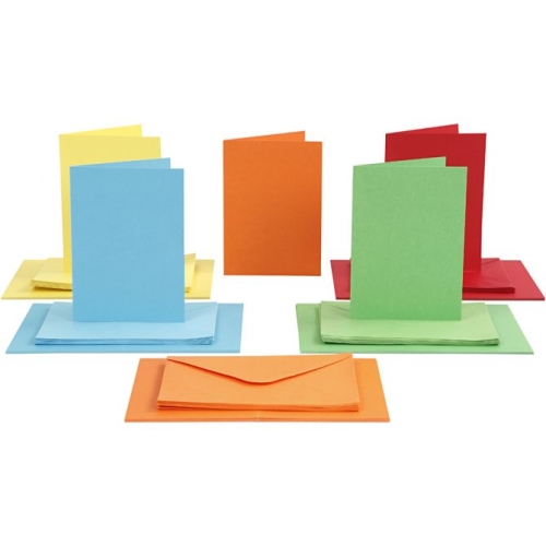 50 Doppelkarten A6 + 50 Umschlge im Set (Card Making)