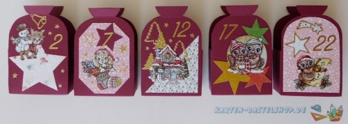 Adventskalender-Bastelset 1 - Bunte Sckchen