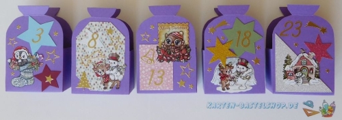 Adventskalender-Bastelset 1 - Bunte Sckchen