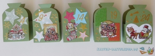 Adventskalender-Bastelset 1 - Bunte Sckchen