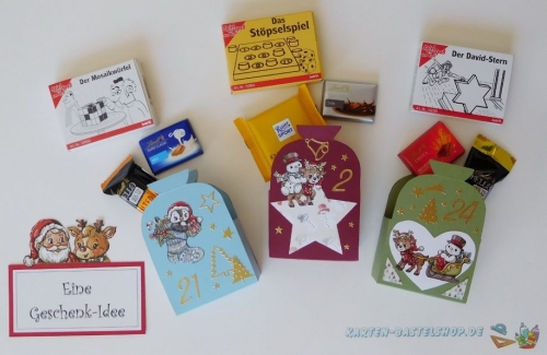Adventskalender-Bastelset 1 - Bunte Sckchen