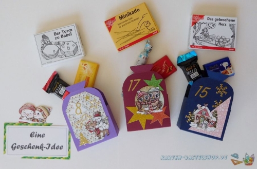 Adventskalender-Bastelset 1 - Bunte Sckchen