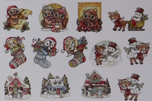 Adventskalender-Bastelset 1 - Bunte Sckchen