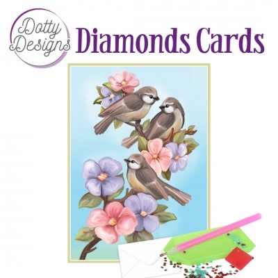 Diamond Card - Drei Vgel - A6-Format