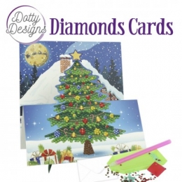 Diamond Easel Card - Weihnachtsbaum - Staffelei-Karte