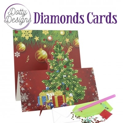 Diamond Easel Card - Weihnachtsbaum - Staffelei-Karte