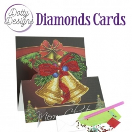 Diamond Easel Card - Weihnachts-Glocken - Staffelei-Karte