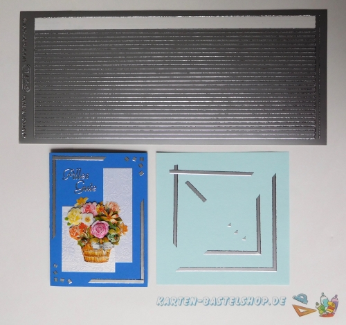 Sticker - Rand - silber - 1149