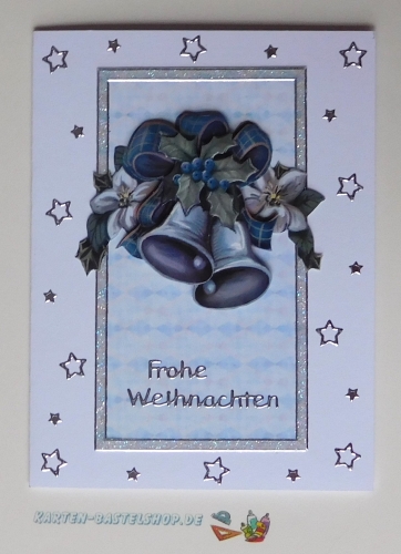 Transparent-Glitter-Sticker - Rand - silber - 1149