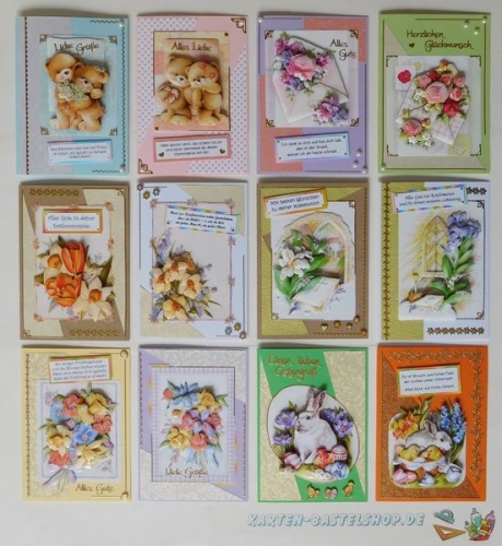 Jahres-Set fr 48 Karten in 12 Monats-Packungen (ehem.ABO-Set) + Gratis Zugabe