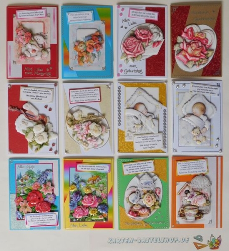 Jahres-Set fr 48 Karten in 12 Monats-Packungen (ehem.ABO-Set) + Gratis Zugabe