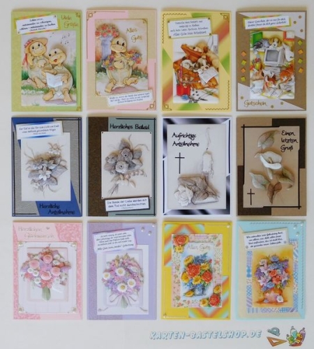 Jahres-Set fr 48 Karten in 12 Monats-Packungen (ehem.ABO-Set) + Gratis Zugabe