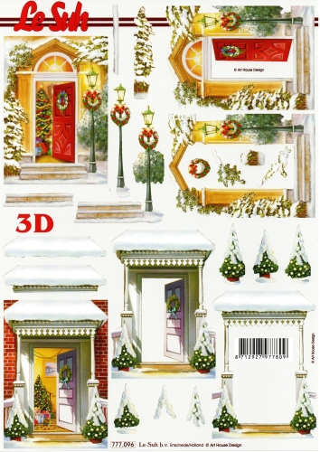 3D-Bogen Weihnachts-Tren von LeSuh (777.096)