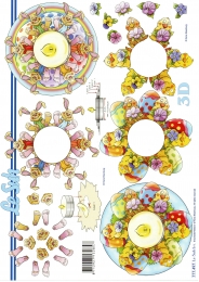 3D-Bogen Teelicht basteln Ostern von LeSuh (777.497)