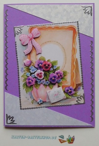 10x Flitter-Papier wei - Perlmuttglanz