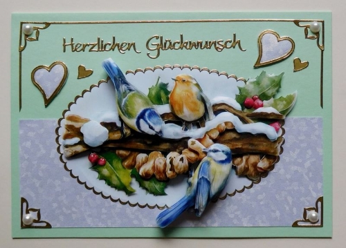 10x Flitter-Papier wei - Perlmuttglanz