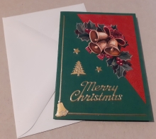 Mini-Karte - Merry Christmas - Nr.466 - Handarbeit