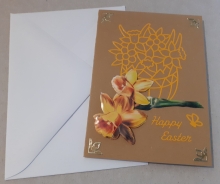 Mini-Karte - Happy Easter - Nr.475 - Handarbeit