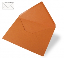 Umschlag C5 von Rayher - dunkelorange - Maxi-Briefumschlag