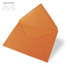 Umschlag C5 von Rayher - mandarine - Maxi-Briefumschlag