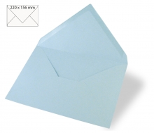 Umschlag C5 von Rayher - babyblau - Maxi-Briefumschlag